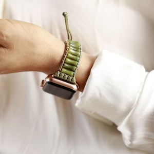 สายนาฬิกาอัจฉริยะสุดหรูสำหรับฤดูร้อน<span class=keywords><strong>2023</strong></span>สำหรับนาฬิกาชุดเครื่องประดับ8 7 6 5 4 3 2หยกสีเขียว - Product Image 2