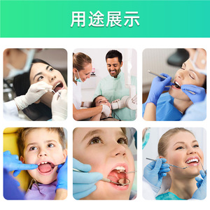 Tête de pistolet pulvérisateur 3-en-1 pour soins bucco-dentaires, brosse à polir jetable pour le nettoyage des dents - Product Image 3