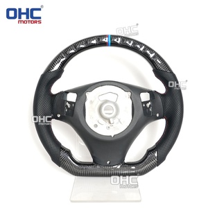 <span class=keywords><strong>Volante</strong></span> de Fibra de Carbono Real para BMW M3 328i 335i SSG 135i DCT E92 E93 E90, Disponible en EE. UU., con Línea Tricolor - Product Image 3