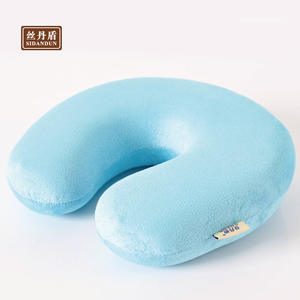 Oreiller de voyage en mousse à mémoire de forme Sidandun en forme de U, bleu clair, 28x28x8cm, soutien pour les personnes âgées - Product Image 2