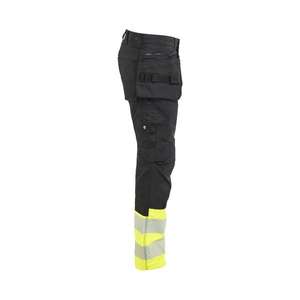 BLAKLADER - 113011499933C146 Hi-vis <b>trousers</b> stretch <b>Black</b>/Yellow - EAN 7330509949719 HI-VIS <b>WORKWEAR</b> - Product Image 5