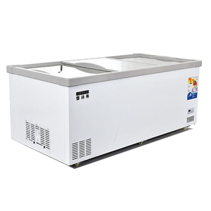 Congelatore Commerciale per Gelato a <span class=keywords><strong>Doppia</strong></span> Temperatura 13 Cu.Ft, Vetrina con Coperchio in Vetro, Design a Pozzetto con 2 Porte Scorrevoli in Vetro - Product Image 2