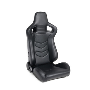CNSPEED เบาะนั่งรถแข่งอเนกประสงค์สีดำ PVC กันน้ำปรับพนักพิงได้ 180 องศา - Product Image 2