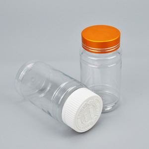<b>Plastic</b> Bottle Capsule Packaging 100ml 120ml Food Grade Screw <b>Cap</b> Cylinder Shape Medicine Storage - Product Image 4