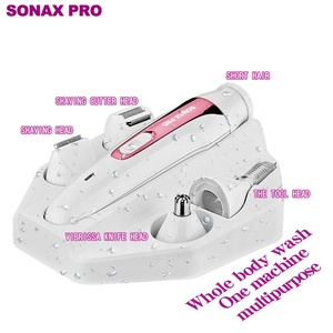 Venta caliente SONAX PRO 8822 5 in1 afeitar eléctrica de eliminación de pelo de la pierna de <span class=keywords><strong>las</strong></span> mujeres cuerpo depiladora - Product Image 6