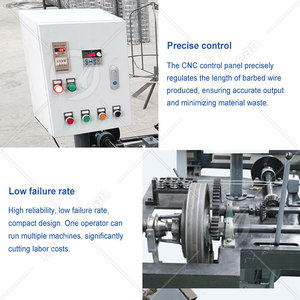 Machine à souder le fil de fer barbelé simple et double torsadé pour la fabrication de clôtures en grillage, par le fabricant chinois OCEAN - Product Image 3