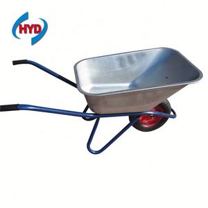 निर्माण स्टेनलेस स्टील टिकाऊ भारी शुल्क 1-पहिया व्हीलबैरो - Product Image 2