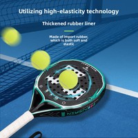 BTYP WQ-04 Ballons de padel haute performance, durables, rebond élevé, 300g, lot de 3, pour entraînement, adultes, jeunes, débutants