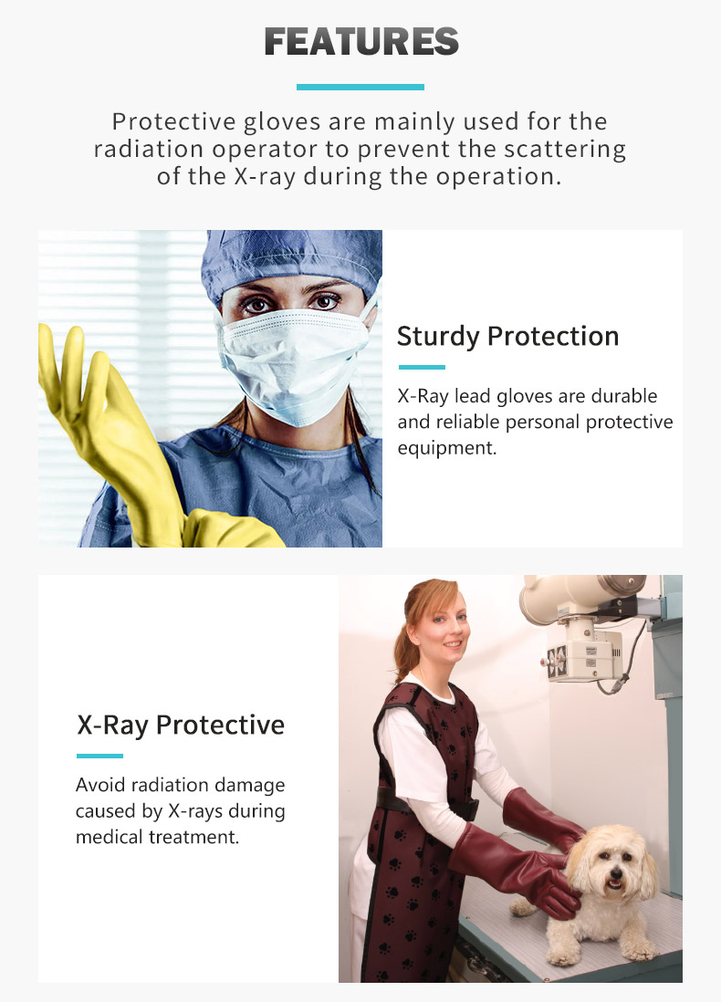 Factory Direct sale X-ray Intervenient Radiation Protective Gloves