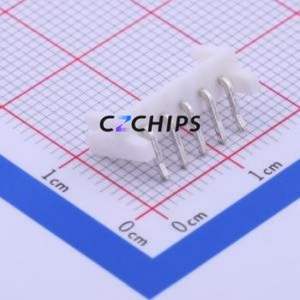 S5B-EH(LF)(SN) Wire-to-Board Pin Header Bent Lead Through Hole,P=2.5mm Connector 1x5P 2.5mm Right Angle Insert EH - Product Image 2