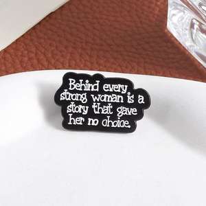 Épingles en métal en alliage de zinc sur le thème de <span class=keywords><strong>l</strong></span>'<span class=keywords><strong>amour</strong></span> pour femmes et filles-Cadeaux de bijoux inspirés de <span class=keywords><strong>l</strong></span>'histoire des femmes fortes pour les occasions - Product Image 4