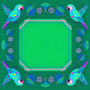 Luxury Custom Foldable Square Mahjong Mat 31.5*31.5 Travel Tables Rubber Ma Jiang Tiles for Household Poker Carpet <b>Entertainment</b> - Product Image 1