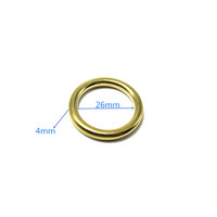 Anneaux en O en laiton massif de 20/26/38/45 mm pour cordes et laisses – Vente en gros