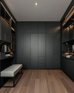 ตู้เก็บของแบบปรับแต่งได้ตู้เก็บของหรูหราเฟอร์นิเจอร์ห้องนอนตู้เสื้อผ้าที่เก็บของ - Product Image 1