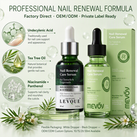 Sérum de soin des ongles à l'huile d'arbre à thé, marque privée OEM, pour le renouvellement des cuticules, le renforcement des ongles des pieds et des mains
