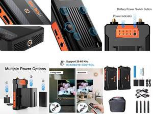 Transmisor y Receptor de Video Inalámbrico HD MI de 820 Pies/250 m, Compatible con Batería, Perfecto para DSLR, Proyectores, Cámaras, Transmisión en Vivo OBS - Product Image 3