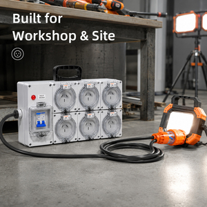 CHENF Centro de Distribución de Energía Portátil Personalizado, IP67 Impermeable, 16A-125A, 220V/380V, Caja de Distribución de Energía Temporal para la Industria Cinematográfica - Product Image 4