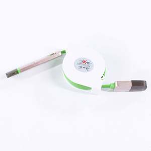 China Factory Custom Label 3.3 Feet Portable Retractable High Speed Fast Charger Type <b>USB</b> <b>Cable</b> Smart Mobile Phone <b>Charge</b> <b>Cable</b> - Product Image 3