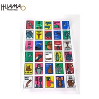 Huamao impression personnalisé Anime autocollants Bolsas Papel Kraft Offre Spéciale fournisseur d'or boîte d'emballage de vin biodégradable autocollant découpé