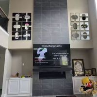 Décoration murale en métal miroir de 60 cm, design d'usine, vente en gros, pour la maison, le bureau, le salon, cadeau d'hôtel, livraison directe DDP