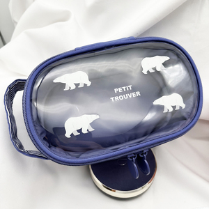 Sac à déjeuner Oxford léger et étanche en PVC, sac à cosmétiques imperméable de 10 pouces, impression sur toute la page - Product Image 1