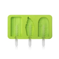 Offre Spéciale Mignon Bricolage MAISON Réutilisable Fruits Forme Silicone Ice Cream Mold