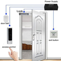 Lector de Control de Acceso WiFi Tuya App, Resistente a la Intemperie, Carcasa Metálica, Código de Acceso, Doble Frecuencia, Tarjeta RFID, 12V/24V
