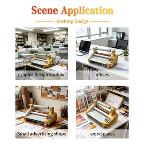 New UV Film Sticker Roll to Roll Cold 30cm Laminating Machine A3 Size Format Full Automatic <b>Laminator</b> - Product Image 4