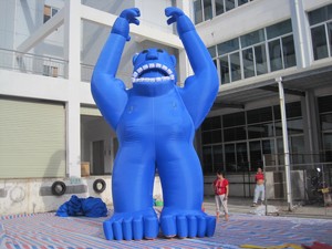<b>Inflatable</b> Gorilla Balloon for Advertising Events with Customized Logo Waterproof & Sun Resistant Over 12ft Tall - Product Image 5