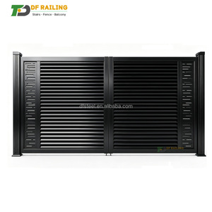 <span class=keywords><strong>Portail</strong></span> <span class=keywords><strong>coulissant</strong></span> en aluminium DF de haute qualité <span class=keywords><strong>4m</strong></span> pour allée de maison, jardin - Écologique et anti-rongeurs - Product Image 1