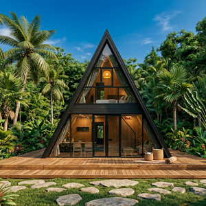 <span class=keywords><strong>Casa</strong></span> de Campo Moderna Estilo Alpino, Villa Premium y Hotel, Alojamiento Vacacional, Solución de Desarrollo de Resorts de Lujo, <span class=keywords><strong>Casa</strong></span> en Forma de A S990 - Product Image 4