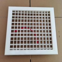 Grille de ventilation décorative 20x25 en ABS pour système de ventilation industriel CVC