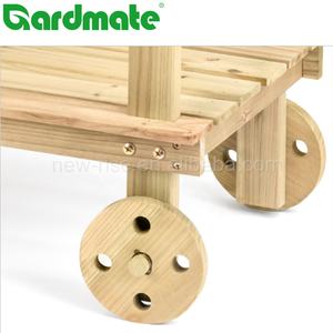 Table de rempotage <span class=keywords><strong>en</strong></span> <span class=keywords><strong>bois</strong></span> de jardin à roulettes pour serre de jardin balcon patio pelouse jardin <span class=keywords><strong>banc</strong></span> de rempotage - Product Image 3