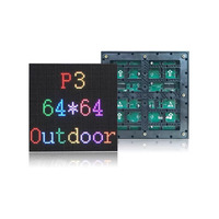 P3 Dış Mekan LED Modülü Tam Renkli Su Geçirmez SMD 5000cd Parlaklık 80x40 Çözünürlük Yüksek Yenileme Hızlı Reklam Gösterge Paneli