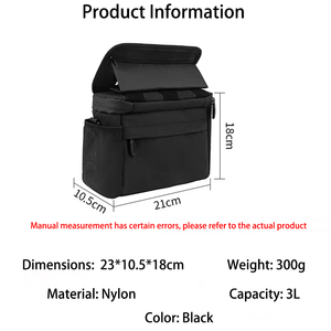 Nouveau sac de guidon pliable multifonctionnel en nylon pour scooter et vélo, étanche, pour le sport et le cyclisme - Product Image 6