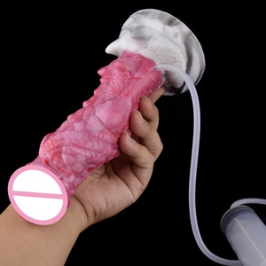YOCY Fantasy Dragon Knot Ejaculation <b>Dildo</b> Anal <b>Dildo</b> Silicone Squirting Penis With Sucker Spray Liquid Sex Toys for Adult 18+ - Product Image 3