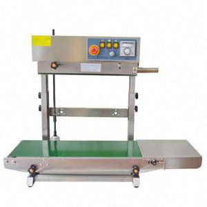 Máquina Selladora de Banda Continua Automática Vertical de Acero Inoxidable para Bolsas de Aluminio con Impresión de Fecha - Product Image 3