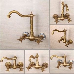 Rubinetto <span class=keywords><strong>per</strong></span> <span class=keywords><strong>Vasca</strong></span> <span class=keywords><strong>da</strong></span> <span class=keywords><strong>Bagno</strong></span> in Stile Americano con Valvola in Ceramica, Montaggio a Parete, Acqua Calda/Fredda, Beccuccio Girevole, <span class=keywords><strong>per</strong></span> Uso Domestico e Alberghiero - Product Image 2