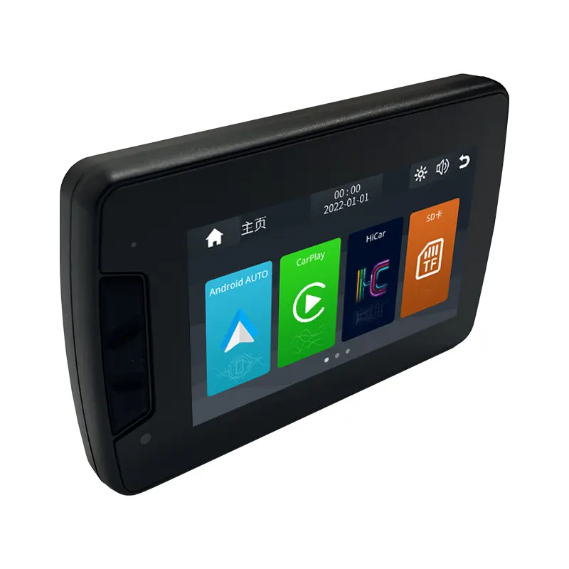 4,3 "беспроводной мотоцикл GPS CarPlay экран Android авто сенсорный монитор навигационный плеер для мотоцикла метр
