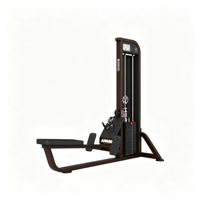 Máquina de remo sentado con selector de peso, polea baja, para entrenamiento de espalda, equipo de gimnasio comercial de alta resistencia