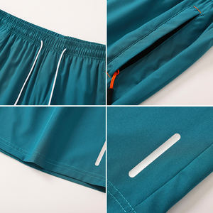 กางเกงขาสั้นใส่เล่นยิมสำหรับผู้ชายกางเกงขาสั้นใส่เล่นกีฬาแบบแฟชั่นสไตล์เรียบง่ายผลิตจากจีน - Product Image 2