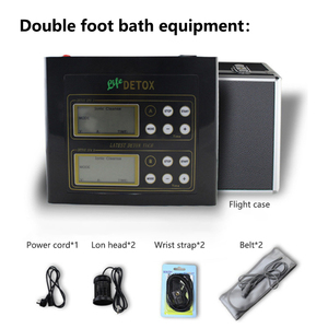 Bain de pieds détoxifiant professionnel Heavy Metal Foot Spa avec cuve en plastique et ions négatifs - Product Image 2