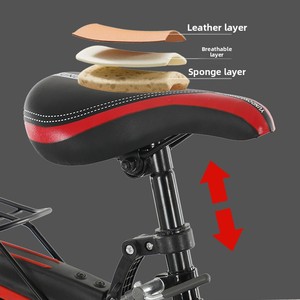 Bicicleta de Montaña de 24/26 Pulgadas con Cuadro de Acero Aleado, Frenos de Disco, Diseño Ligero, Capacidad de Carga de 85 kg, para Niños Unisex - Product Image 2