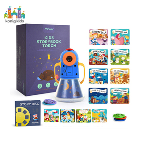 Proyector de linterna educativa Montessori Konig <span class=keywords><strong>para</strong></span> niños con juguete de libro de <span class=keywords><strong>cuentos</strong></span> <span class=keywords><strong>para</strong></span> bebés de 0 a 24 <span class=keywords><strong>meses</strong></span>, ayuda <span class=keywords><strong>para</strong></span> dormir de plástico - Product Image 6