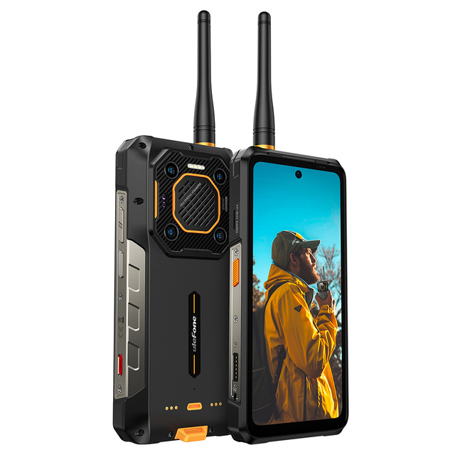 Ulefone armor 26 Walkie-talkie Rugged Phone 15600mAh Mega Battery 120W Charge Waterproof 121dB Thunder Speaker Rugged Smartphone