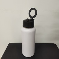 Nouveau couvercle magnétique Emerit 2026 avec anneau magnétique adhésif pour bouteilles d'eau de sport sous vide de 12oz, 18oz, 22oz, 24oz, 32oz, 40oz, 64oz