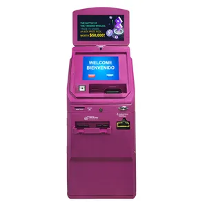 2024 New Hot Bán ATM máy một cách và hai cách màn hình cảm ứng tiền mặt thanh toán kiosk với phần mềm