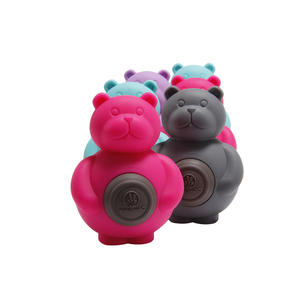 Toptan özelleştirilebilir çevre dostu sığır lezzet silikon köpek oyuncak oynak yavrular için sürdürülebilir Molar bisküvi - Product Image 3