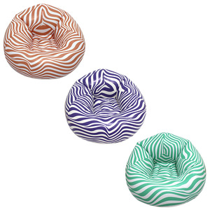 Sofá Inflable Tipo Puff Cqsfy de 110cm X 110cm X 85cm, Reclinable, Suave, Relleno de Aire, Portátil, para Uso en Interiores y Exteriores - Product Image 4