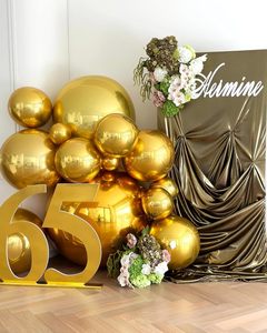 ชุดลูกบอลดิสโก้เป่าลมสีทองและสีเงิน 6 ชิ้น STELLAR - กันน้ำ ติดตั้งง่ายสำหรับงานแต่งงานและงานอีเว้นท์ - Product Image 2